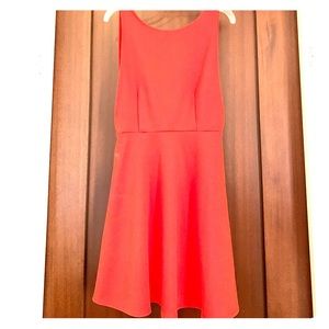 Red-Orange forever 21 skater dress